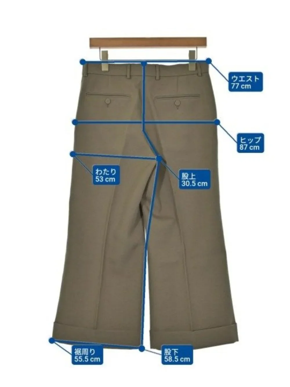Gucci Cropped Pants Brown